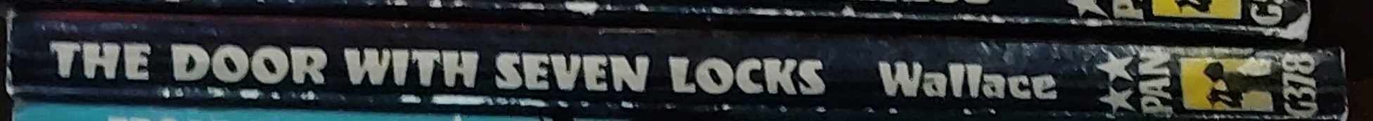 Edgar Wallace  THE DOOR WITH SEVEN LOCKS spine of book image