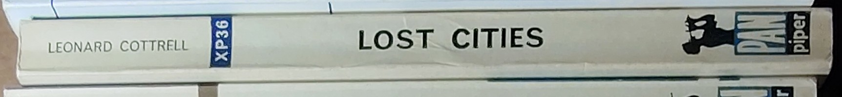 Leonard Cottrell  LOST CITIES spine of book image