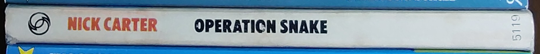 Nick Carter  OPERATION SNAKE spine of book image