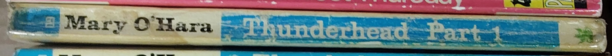 Mary O'Hara  THUNDERHEAD Part 1 spine of book image