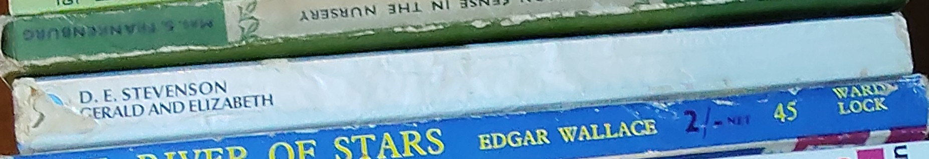 D.E. Stevenson  GERALD AND ELIZABETH spine of book image