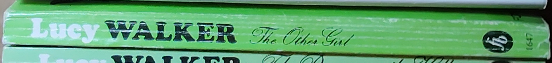 Lucy Walker  THE OTHER GIRL spine of book image