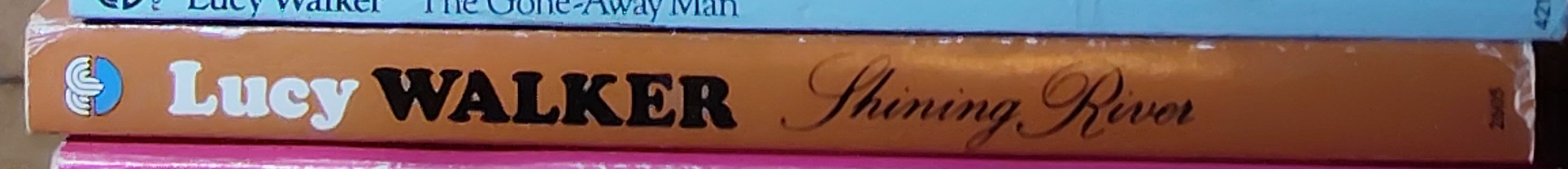 Lucy Walker  SHINING RIVER spine of book image