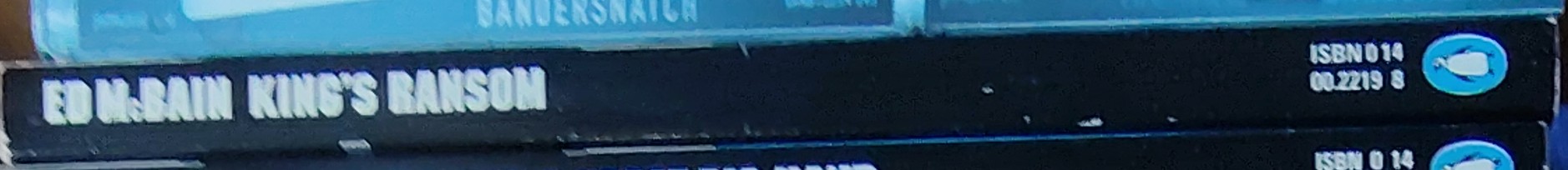 Ed McBain  KING'S RANSOM spine of book image