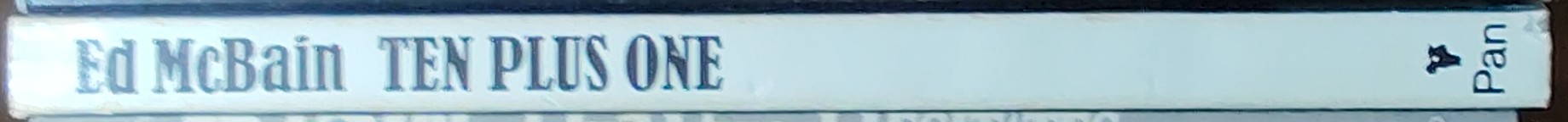 Ed McBain  TEN PLUS ONE spine of book image
