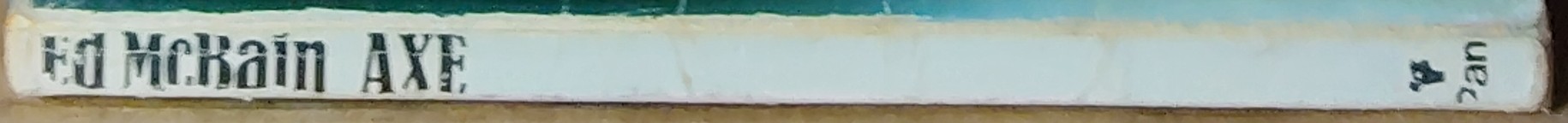 Ed McBain  AXE spine of book image