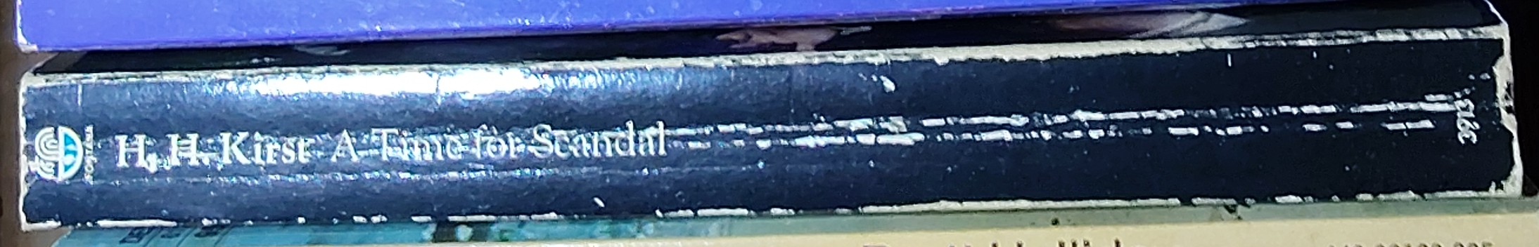 H.H. Kirst  A TIME FOR SCANDAL spine of book image