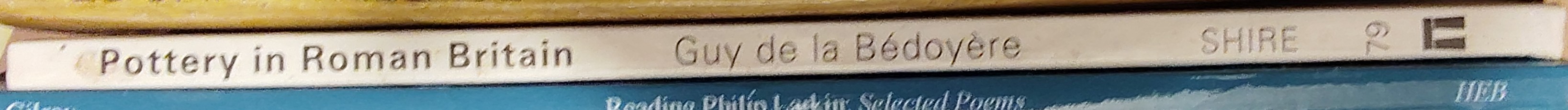 \ POTTERY IN ROMAN BRITAIN  spine of book image