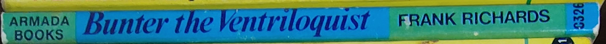 Frank Richards  BUNTER THE VENTRILOQUIST spine of book image