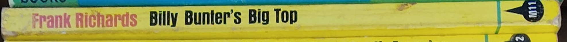 Frank Richards  BILLY BUNTER'S BIG TOP spine of book image