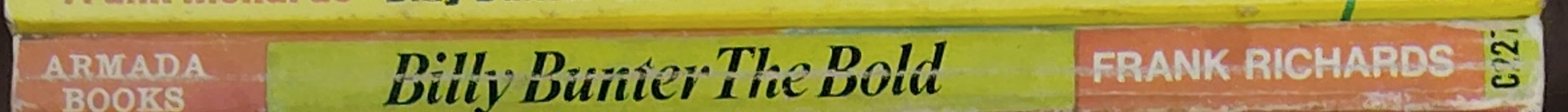 Frank Richards  BILLY BUNTER THE BOLD spine of book image