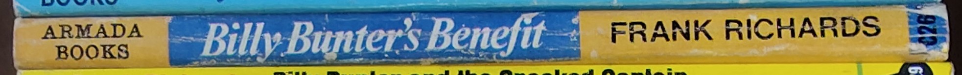 Frank Richards  BILLY BUNTER'S BENEFIT spine of book image
