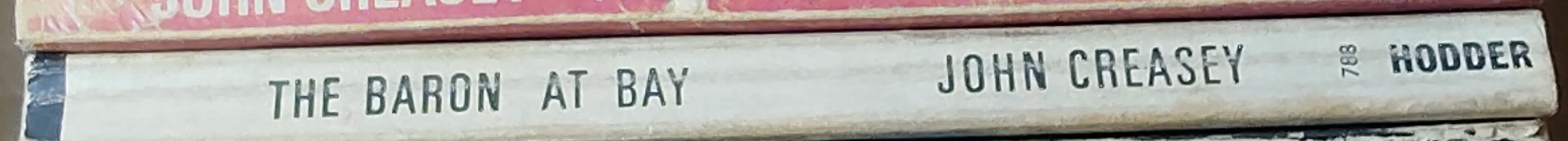 Anthony Morton  THE BARON AT BAY spine of book image