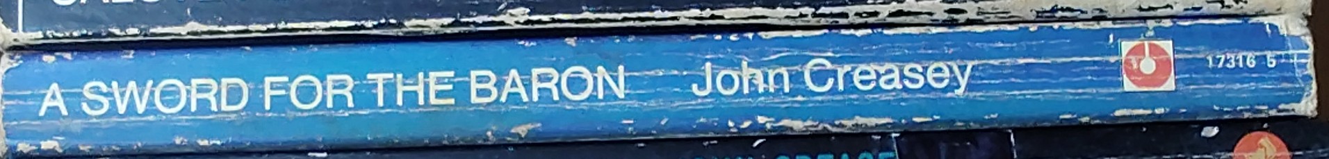 Anthony Morton  A SWORD FOR THE BARON spine of book image