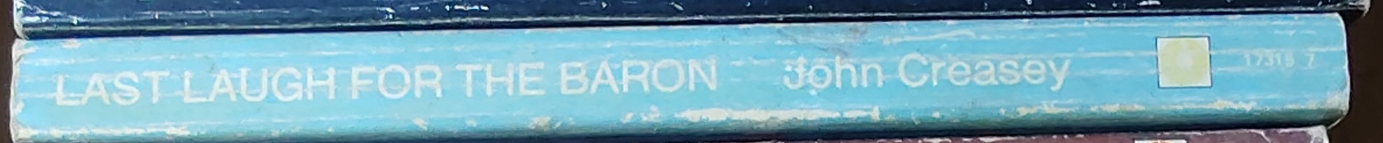 Anthony Morton  LAST LAUGH FOR THE BARON spine of book image