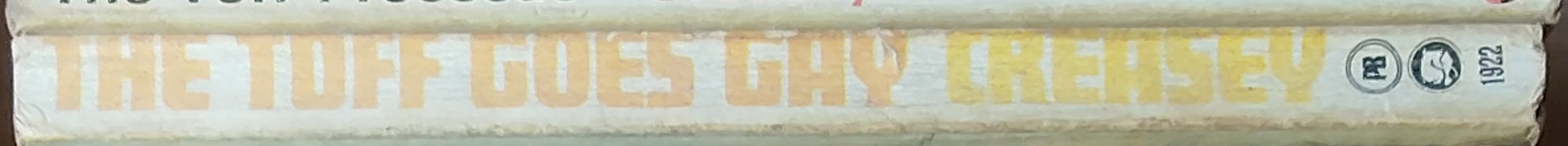John Creasey  THE TOFF GOES GAY spine of book image