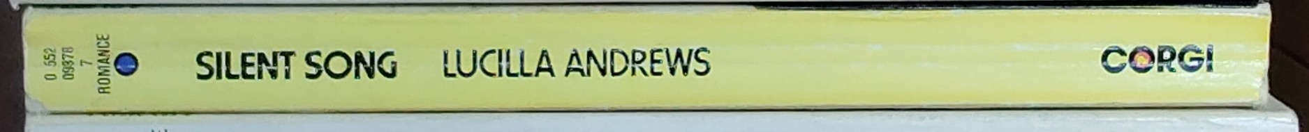 Lucilla Andrews  SILENT SONG spine of book image