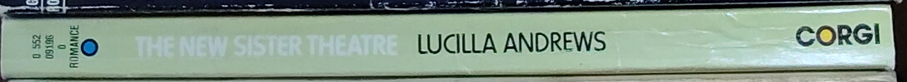 Lucilla Andrews  THE NEW SISTER THEATRE spine of book image