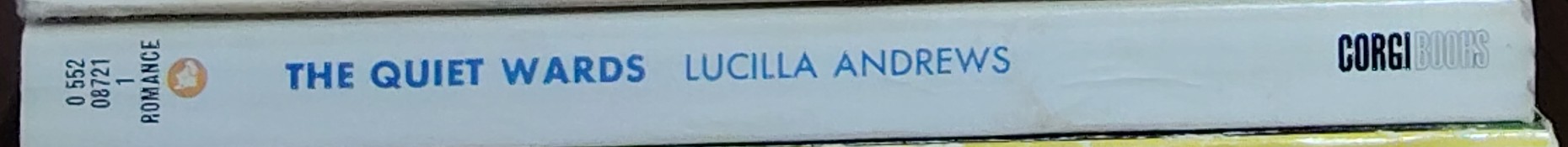 Lucilla Andrews  THE QUIET WARDS spine of book image