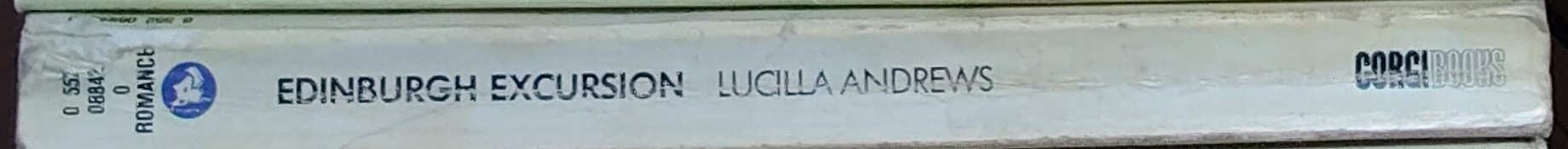 Lucilla Andrews  EDINBURGH EXCURSION spine of book image
