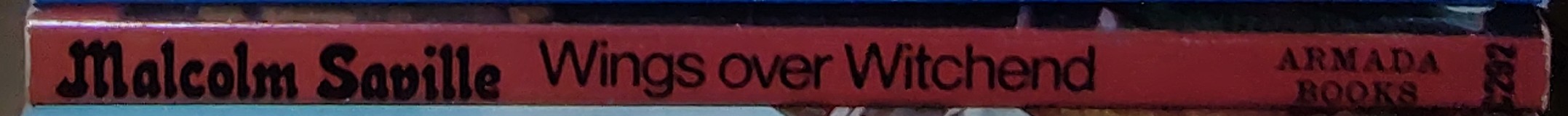 Malcolm Saville  WINGS OVER WITCHEND spine of book image