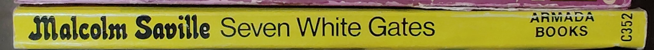 Malcolm Saville  SEVEN WHITE GATES spine of book image
