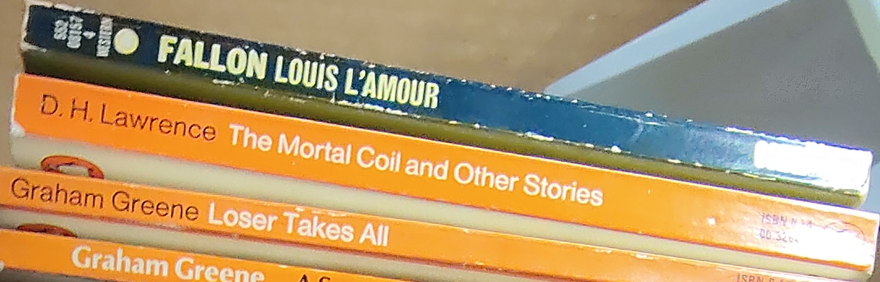 D.H. Lawrence  THE MORTAL COIL and Other Stories spine of book image