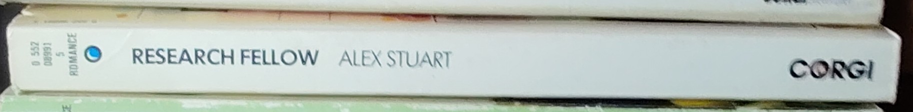 Alex Stuart  RESEARCH FELLOW spine of book image