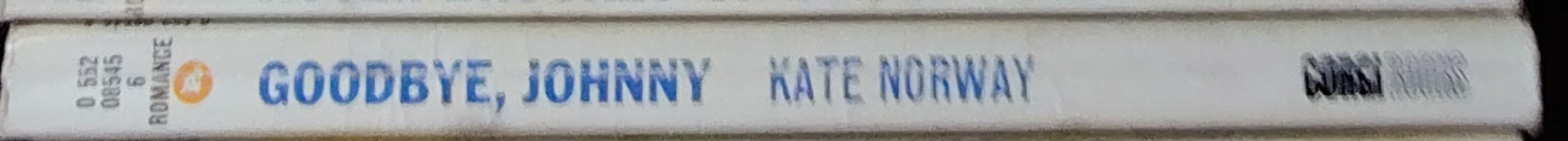 Kate Norway  GOODBYE, JOHNNY spine of book image