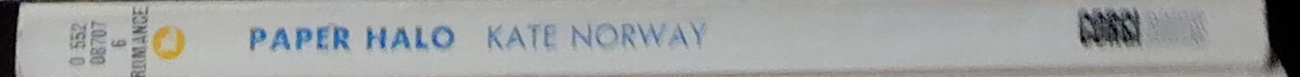 Kate Norway  PAPER HALO spine of book image