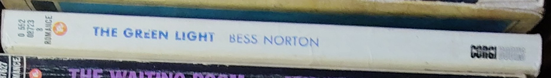 Bess Norton  THE GREEN LIGHT spine of book image