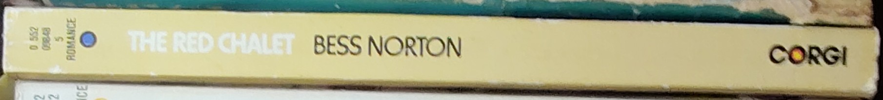 Bess Norton  THE RED CHALET spine of book image