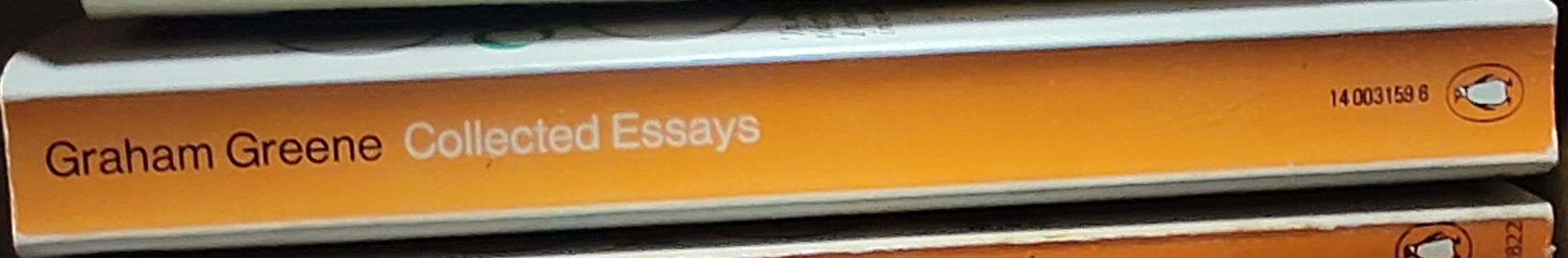 Graham Greene  COLLECTED ESSAYS spine of book image