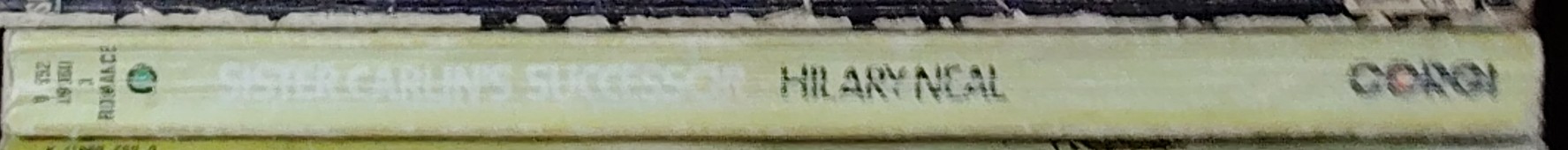 Hilary Neal  SISTER CARLIN'S SUCCESSOR spine of book image