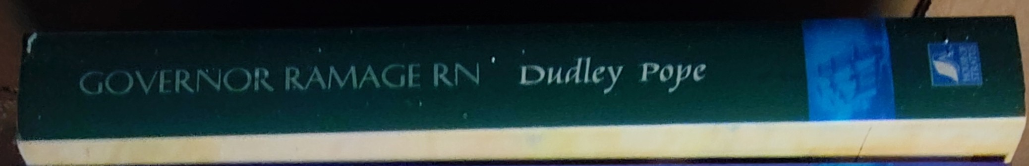 Dudley Pope  GOVERNOR RAMAGE R.N. spine of book image