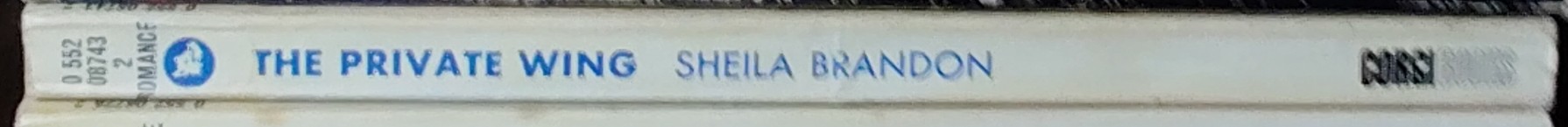 Sheila Brandon  THE PRIVATE WING spine of book image