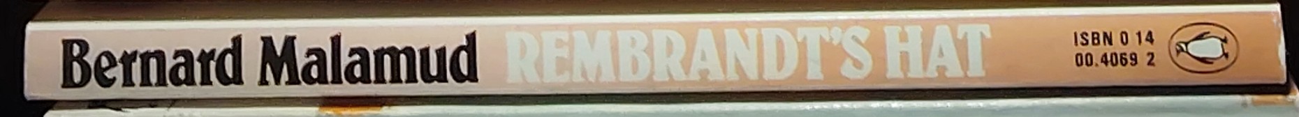 Bernard Malamud  REMBRANDT'S HAT spine of book image