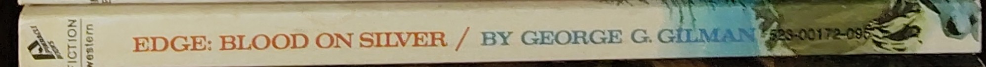 George G. Gilman  EDGE 5: BLOOD ON SILVER spine of book image