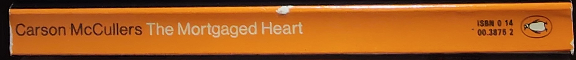 Carson McCullers  THE MORTGAGED HEART spine of book image