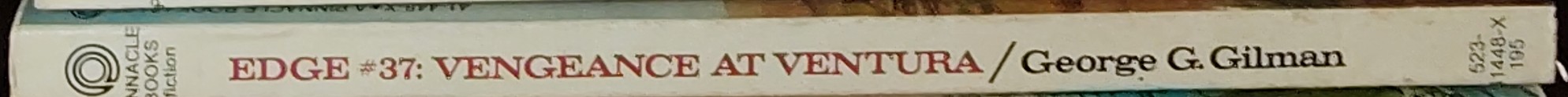 George G. Gilman  EDGE 37: VENGEANCE AT VENTURA spine of book image