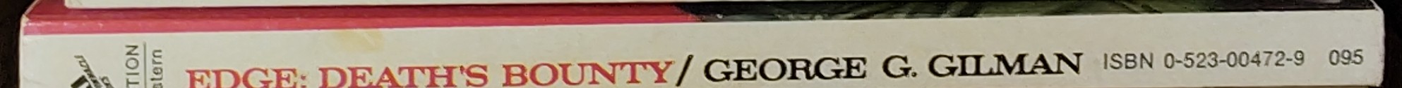 George G. Gilman  EDGE 12: DEATH'S BOUNTY spine of book image