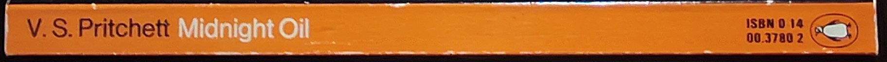 V.S. Pritchett  MIDNIGHT OIL spine of book image