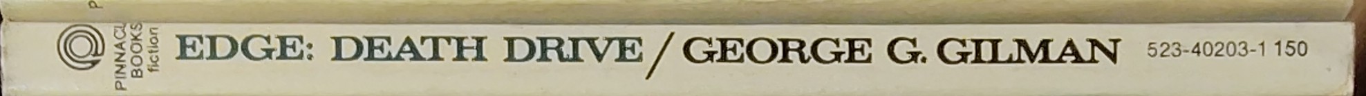 George G. Gilman  EDGE 27: DEATH DRIVE spine of book image