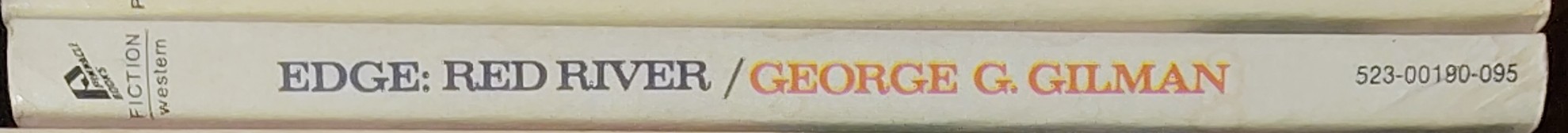 George G. Gilman  EDGE 6: RED RIVER spine of book image