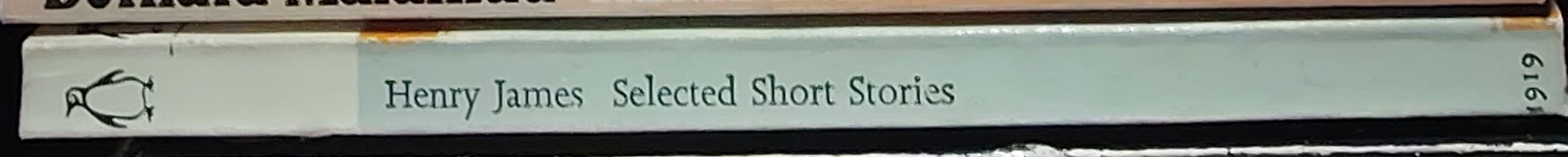 Henry James  SELECTED SHORT STORIES spine of book image