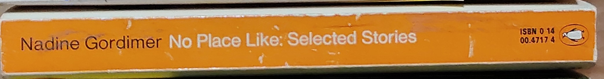 Nadine Gordimer  NO PLACE LIKE: SELECTED STORIES spine of book image