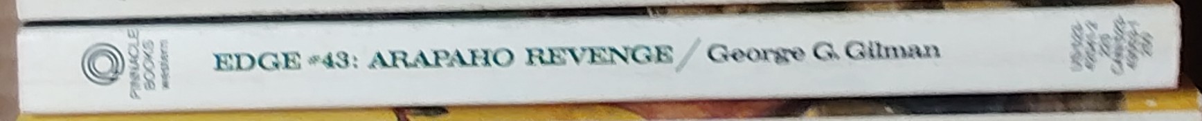 George G. Gilman  EDGE 43: ARAPAHO REVENGE spine of book image