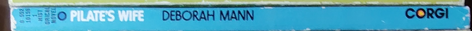 Deoborah Mann  PILATE'S WIFE spine of book image