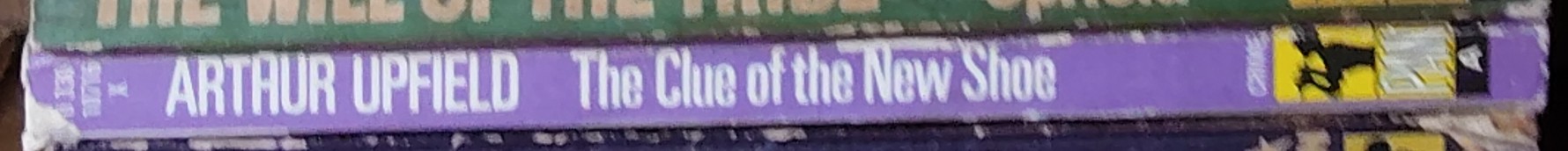 Arthur Upfield  THE CLUE OF THE NEW SHOE spine of book image