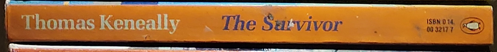 Thomas Keneally  THE SURVIVOR spine of book image